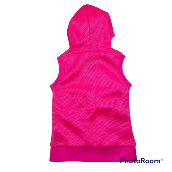 Lorna Jane Blake Neon Pink Hooded Vest. - Picture 2 of 5